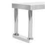 Work Table Overshelf 120x30x35 cm Stainless Steel Image 6