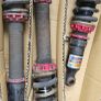 nissan stagea oem spoiler side skirts and mister R coilovers Image 4