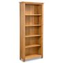 5-Tier Bookcase 60x22.5x140 cm Solid Oak Wood Image 2