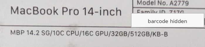 Macbook Pro 14-inch M2 Pro, 32gb Ram, 512gb Ssd