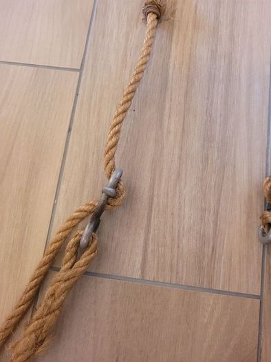 antique unique,  gymnastic trapeze set