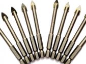 5.5mm (10pc) Spear Head Ceramic, Glass, Mirror, Marble, Tile Drill bit.