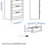 Ikea chest of drawers Image 4