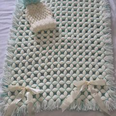 Handmade blanket & hat