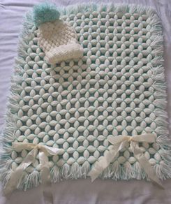 Handmade blanket & hat