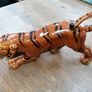 Set of two vintage ceramic Bengal tigers Image 3