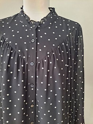 Marks & Spencer polka dot blouse size UK 16