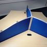 4-Pod Modern desk unit. Excellent Condition Image 2