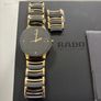 Rado Centrix 115.0929.3 Ceramic Gold Diamond Quartz Watch Box and Spare Links Image 2