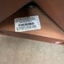 swivel Office chair grey and charcoal colour  sturdy walnut color legs Image 4