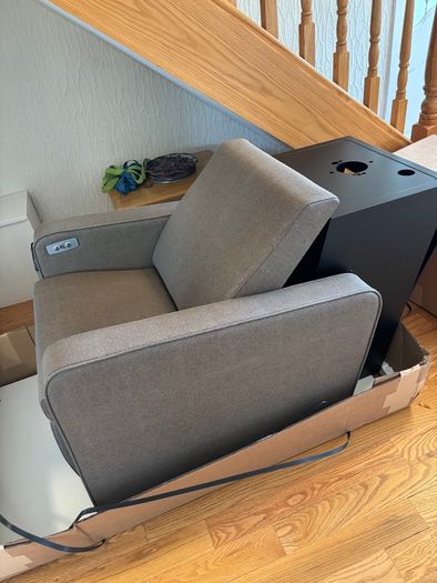 Back Wash Massage Unit with Foot Rest - new