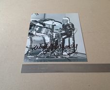 Woody Woodmansey signed photo DAVID BOWIE