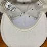 Adidas Three Stripe Life Off-White Baseball Cap Hat One Size Fits Most Image 6