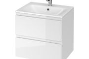 Vanity Unit Cersanit Moduo 60cm White Gloss (CABINET + WASHBASIN)