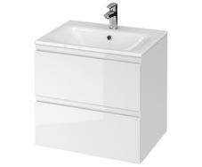 Vanity Unit Cersanit Moduo 60cm White Gloss (CABINET + WASHBASIN)