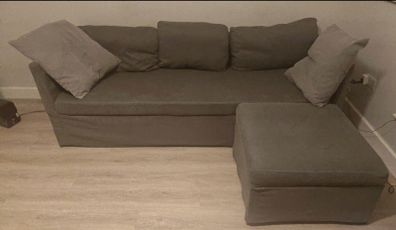 L shaped sofa , pull out bed