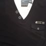 F&F Blue Men's Black Long Sleeve Sweatshirt with White Mock Layer in Size XXXL (Brand New & Tagged) Image 2