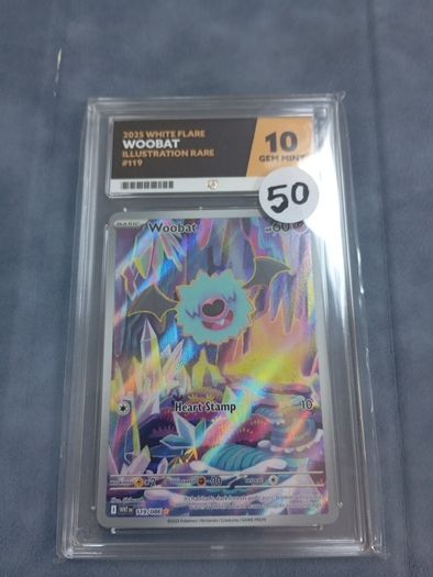 pokemon ACE 10 Woobat White flair