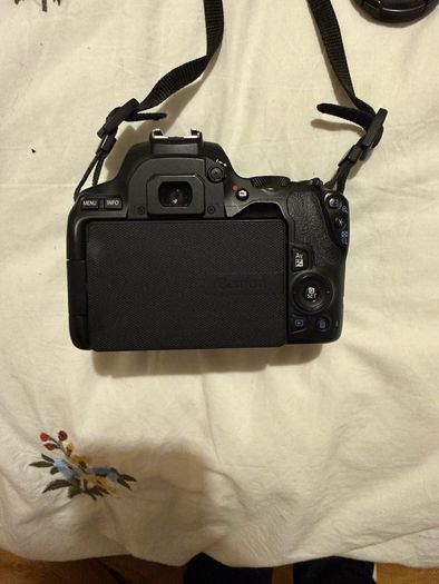 Canon EOS 250D DSLR Camera with + 50mm lens +18-135mm lens + and selfie tripod.