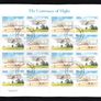 2003 Ireland Centenary of Powered Flight Commemorative Stamp Sheetlets Fine CDS Used with Dublin cancel of 29th July 2003 (First day of issued) on envelope extract. Image 4
