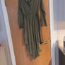 Quiz Green  Satin Dress.  S.S -12 B.N.W.T. Image 2