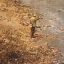 Impressionist Landscape Poster.  Large. 80cm Wide X 60cm In Very Good Condition. Ideal for framing . Look well in any pub or restaurant or in home. Image 4