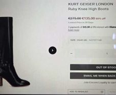 Kurt Geiger Knee high boots