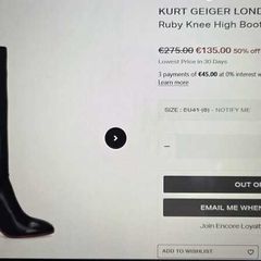 Kurt Geiger Knee high boots