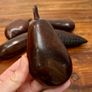 Set of 5 Vintage Carved Wooden Fruit Image 4