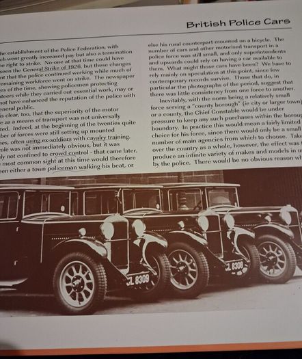 British Police Cars / 1930s to 1970s / 2001
