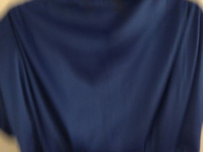 Dress Royal blue satin mini size Large
