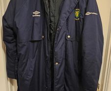 Vintage 1990s Umbro Ireland (FAI) Padded Bench Coat - Size L