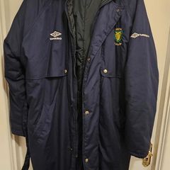 Vintage 1990s Umbro Ireland (FAI) Padded Bench Coat - Size L