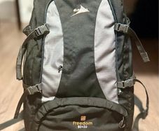 Vango Freedom 80+20 Hiking Backpack Travel Rucksack Adjustable Back Black