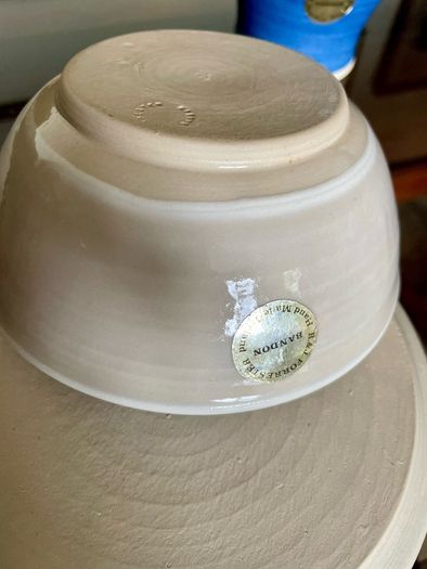 Vintage R and J Forrester Bandon Pottery Ireland Jug Sugar Bowl Plate Cobalt Blue Fruits Design
