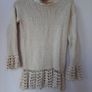 vintage 100% cotton hand knit jumper Image 3