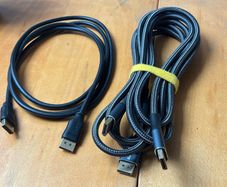 BLACKSYNCZE Displayport Cable 2M/6.6FT, DP to DP 1.2 Cable [4K@60Hz, 2K@165Hz, 2K@144Hz] Nylon Braided Display Port Cord Supports FreeSync and 3D, Compatible for Laptop, Gaming Monitor, Graphics Card