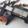 Vintage Venetian Style Mix Glass Beads & Old Face Pendant Necklace Image 3