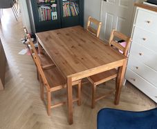 Table and 4 chairs