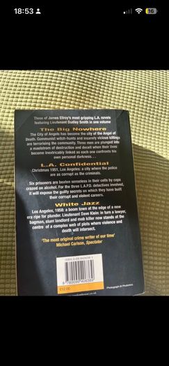 James Ellroy  The Dudley Smith Trio Paperback