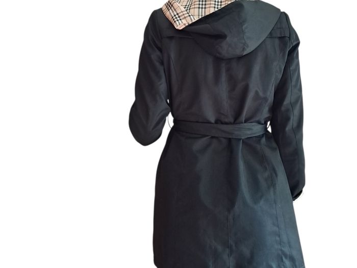 Authentic Burberry hooded Trench Coat