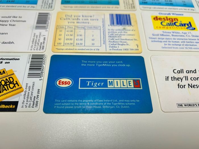 Vintage telecom Eireann CallCards