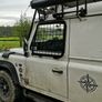 Land Rover Defender door glass guards Image 3