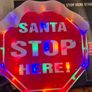 Festive 100cm Santa Stop Here Stake Image 4