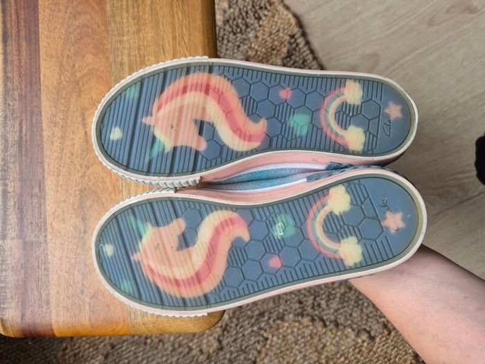 girls shoes Clarks size UK 1