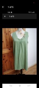 Avoca distressed Green 100 % cotton top tunic