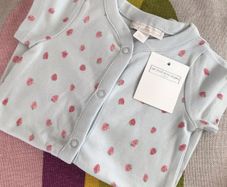 Set of 2 White company baby gro