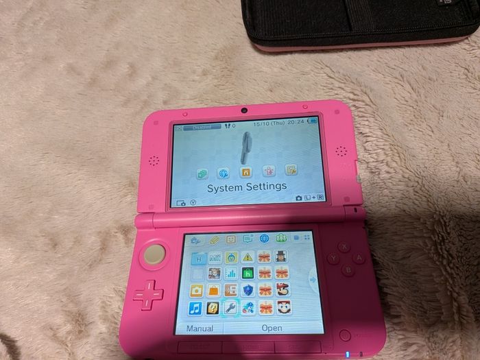 3DS XL modded (Pink)