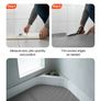 PVC Drainage Mat 3 x 16.4ft, Non-Slip Commercial Floor Mat Roll, Water Drainage Matting for Indoor & Outdoor Use, Restaurant, Pool, Patio, Bathroom, Grey Image 5
