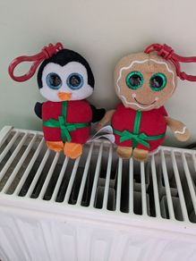 Christmas Beanie boo ornaments